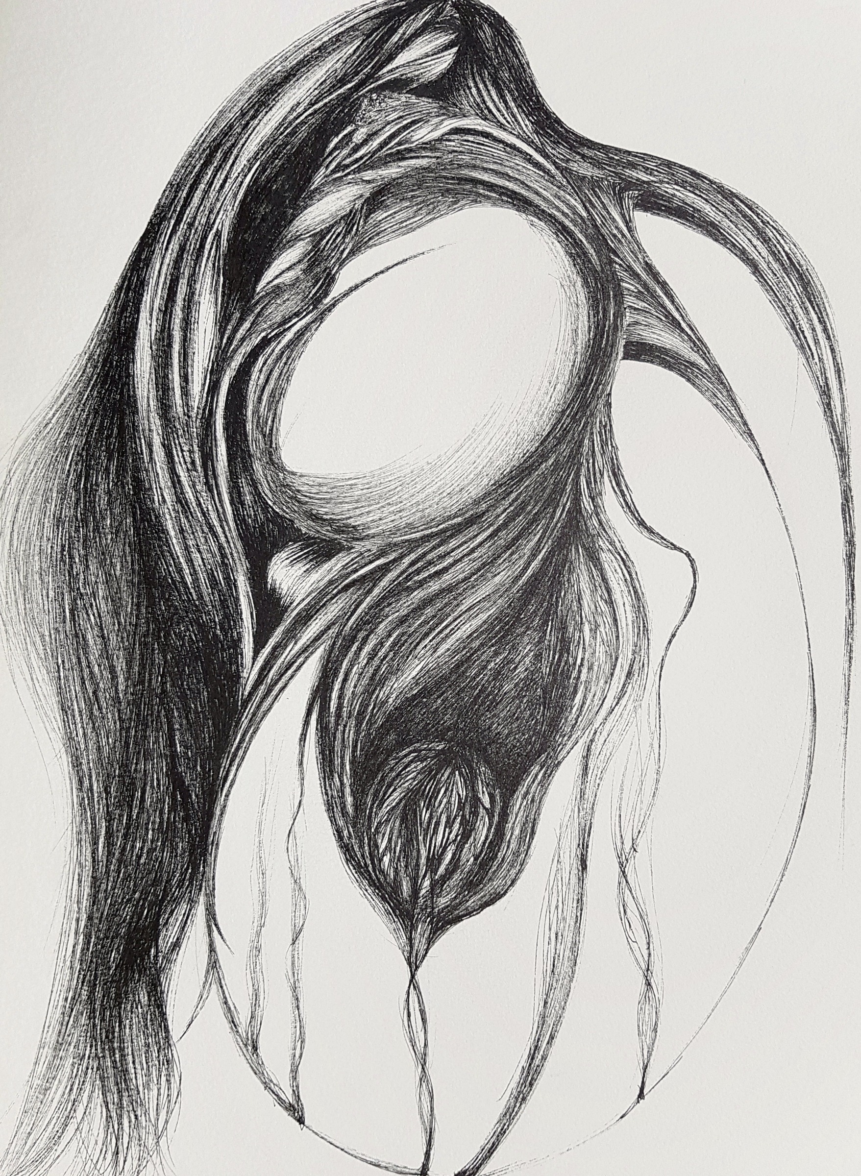 Untitled — ink drawing, 2019