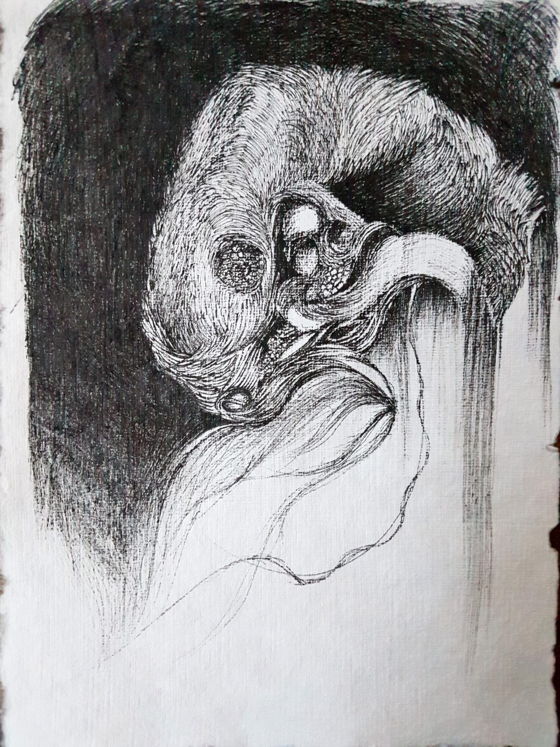 Untitled — ink drawing, 2020